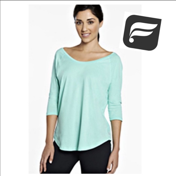 FABLETICS PALISADES LS TEE ~MINT~ - Picture 5 of 5